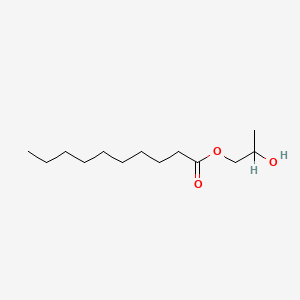molecular formula C13H26O3 B1679714 Propylene glycol 1-caprate CAS No. 88357-29-3