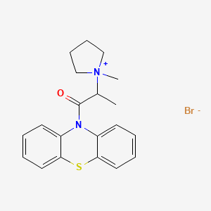 molecular formula C20H23BrN2OS B1679722 Propyromazine bromide CAS No. 145-54-0