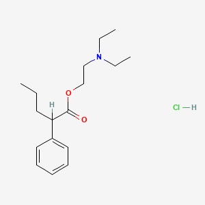 molecular formula C17H28ClNO2 B1679728 Propivan hydrochloride CAS No. 132-45-6