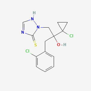 molecular formula C14H15Cl2N3OS B1679736 Prothioconazole CAS No. 178928-70-6