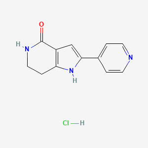 molecular formula C12H12ClN3O B1679759 PHA-767491 hydrochloride CAS No. 942425-68-5