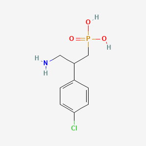 molecular formula C9H13ClNO3P B1679761 Phaclofen CAS No. 108351-35-5