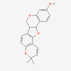 molecular formula C20H18O4 B1679764 Phaseollin CAS No. 13401-40-6