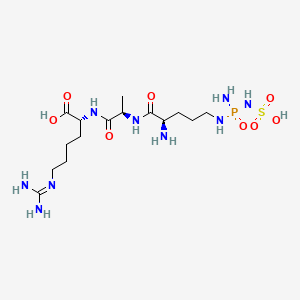 molecular formula C15H34N9O8PS B1679767 Phaseolotoxin CAS No. 62249-77-8