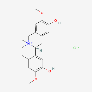molecular formula C20H24ClNO4 B1679772 Phellodendrine chloride CAS No. 104112-82-5