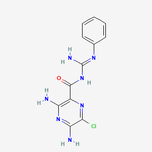 molecular formula C12H12ClN7O B1679778 Phenamil CAS No. 2038-35-9