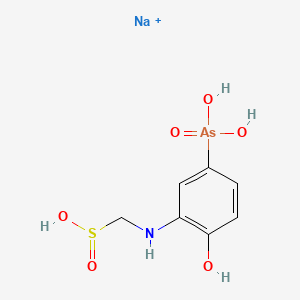 molecular formula C7H10AsNNaO6S+ B1679784 Aldarson CAS No. 535-51-3