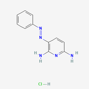 molecular formula C11H12ClN5 B1679787 Phenazopyridine hydrochloride CAS No. 136-40-3