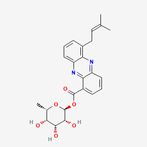molecular formula C24H26N2O6 B1679788 Phenazoviridin CAS No. 155233-15-1