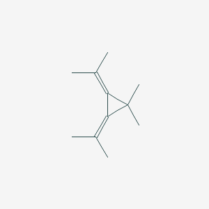 molecular formula C11H18 B167979 1,1-Dimethyl-2,3-di(propan-2-ylidene)cyclopropane CAS No. 1781-49-3