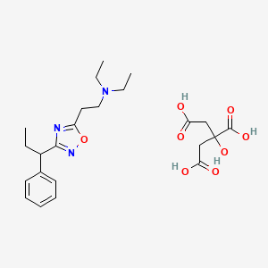 molecular formula C23H33N3O8 B1679794 Proxazole citrate CAS No. 132-35-4