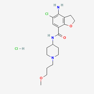molecular formula C18H27Cl2N3O3 B1679800 Prucalopride hydrochloride CAS No. 179474-80-7