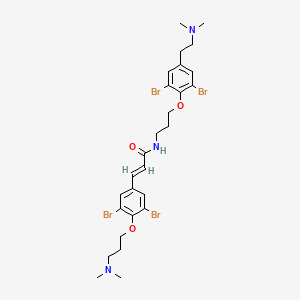 molecular formula C27H35Br4N3O3 B1679808 psammaplysene A CAS No. 850013-02-4