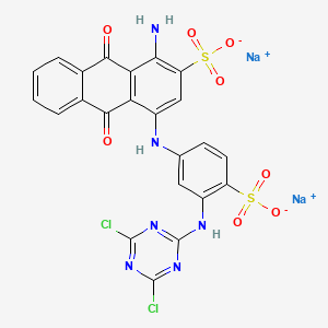 molecular formula C23H12Cl2N6Na2O8S2 B1679810 Azure KX CAS No. 4499-01-8