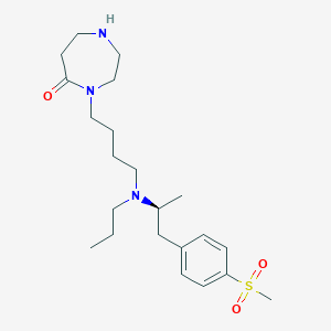 molecular formula C22H37N3O3S B1679815 Unii-TM17E18tor CAS No. 754177-77-0