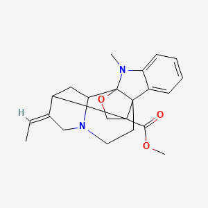 molecular formula C22H26N2O3 B1679816 Pseudoakuammigine CAS No. 2447-70-3