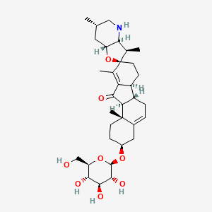 molecular formula C33H49NO8 B1679820 Pseudojervine CAS No. 36069-05-3