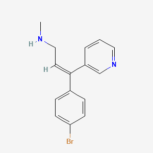 molecular formula C15H15BrN2 B1679829 Nomelidine CAS No. 60324-59-6