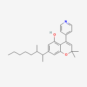 molecular formula C25H33NO2 B1679835 Nonabine CAS No. 16985-03-8