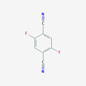 molecular formula C8H2F2N2 B167984 1,4-Benzenedicarbonitrile, 2,5-difluoro- CAS No. 1897-49-0