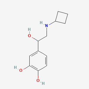 molecular formula C12H17NO3 B1679852 Norbudrine CAS No. 127560-12-7
