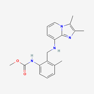 molecular formula C19H22N4O2 B1679865 Pumaprazole CAS No. 158364-59-1