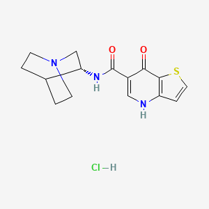 molecular formula C15H18ClN3O2S B1679867 Pumosetrag hydrochloride CAS No. 194093-42-0