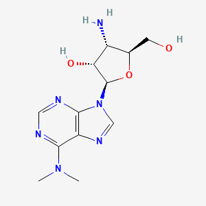 molecular formula C12H18N6O3 B1679872 嘌呤霉素氨基核苷 CAS No. 58-60-6