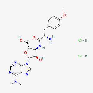 molecular formula C22H31Cl2N7O5 B1679873 嘌呤霉素二盐酸盐 CAS No. 58-58-2