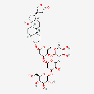molecular formula C47H74O18 B1679874 Purpurea glycoside A CAS No. 19855-40-4