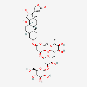 molecular formula C47H74O19 B1679875 Deacetyllanatoside B CAS No. 19855-39-1