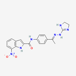 molecular formula C20H19N7O3 B1679878 PV1115 CAS No. 1093793-10-2
