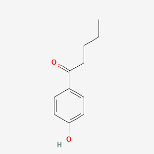molecular formula C11H14O2 B1679879 1-Pentanone, 1-(4-hydroxyphenyl)- CAS No. 2589-71-1