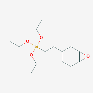 molecular formula C14H28O4Si B167988 (2-(7-Oxabicyclo[4.1.0]heptan-3-yl)ethyl)triethoxysilane CAS No. 10217-34-2
