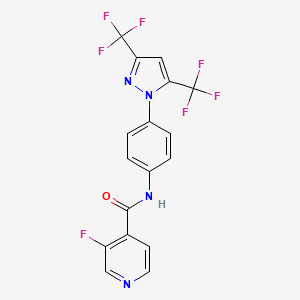 molecular formula C17H9F7N4O B1679890 Pyr6 CAS No. 245747-08-4