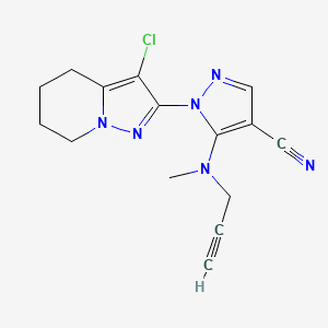 molecular formula C15H15ClN6 B1679897 Pyraclonil CAS No. 158353-15-2