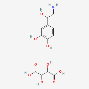 molecular formula C12H17NO9 B1679907 DL-Norepinephrine tartrate CAS No. 51-40-1