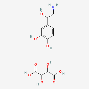 molecular formula C12H17NO9 B1679907 L-Noradrenaline bitartrate CAS No. 51-40-1
