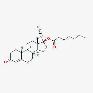 molecular formula C27H38O3 B1679913 Norethisterone enanthate CAS No. 3836-23-5