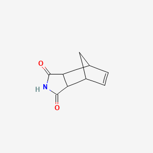molecular formula C9H9NO2 B1679914 3a,4,7,7a-tetrahydro-1H-4,7-methanoisoindole-1,3(2H)-dione CAS No. 3647-74-3