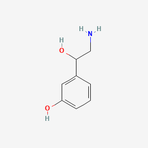 molecular formula C8H11NO2 B1679915 去甲肾上腺素 CAS No. 536-21-0