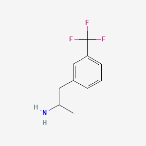 molecular formula C10H12F3N B1679916 (+)-Norfenfluramine CAS No. 1886-26-6