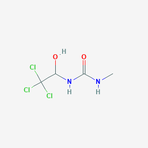 molecular formula C4H7Cl3N2O2 B167993 Mecloralurea CAS No. 1954-79-6