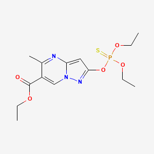 molecular formula C14H20N3O5PS B1679933 Pyrazophos CAS No. 13457-18-6