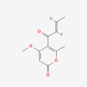 molecular formula C11H12O4 B1679936 Pyrenocine A CAS No. 76868-97-8
