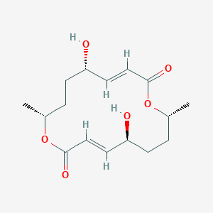 molecular formula C16H24O6 B1679937 Pyrenophorol CAS No. 22248-41-5