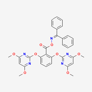 molecular formula C32H27N5O8 B1679939 Pyribenzoxim CAS No. 168088-61-7