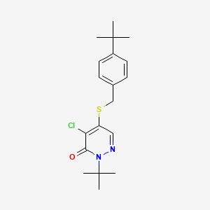 molecular formula C19H25ClN2OS B1679940 Pyridaben CAS No. 96489-71-3