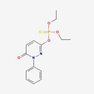 molecular formula C14H17N2O4PS B1679941 吡啶苯硫磷 CAS No. 119-12-0