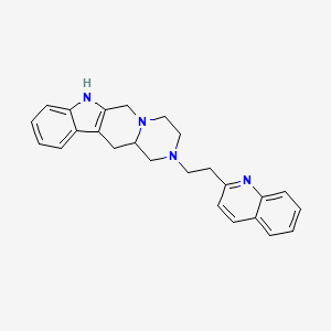 molecular formula C25H26N4 B1679952 Quinethindole CAS No. 42021-23-8